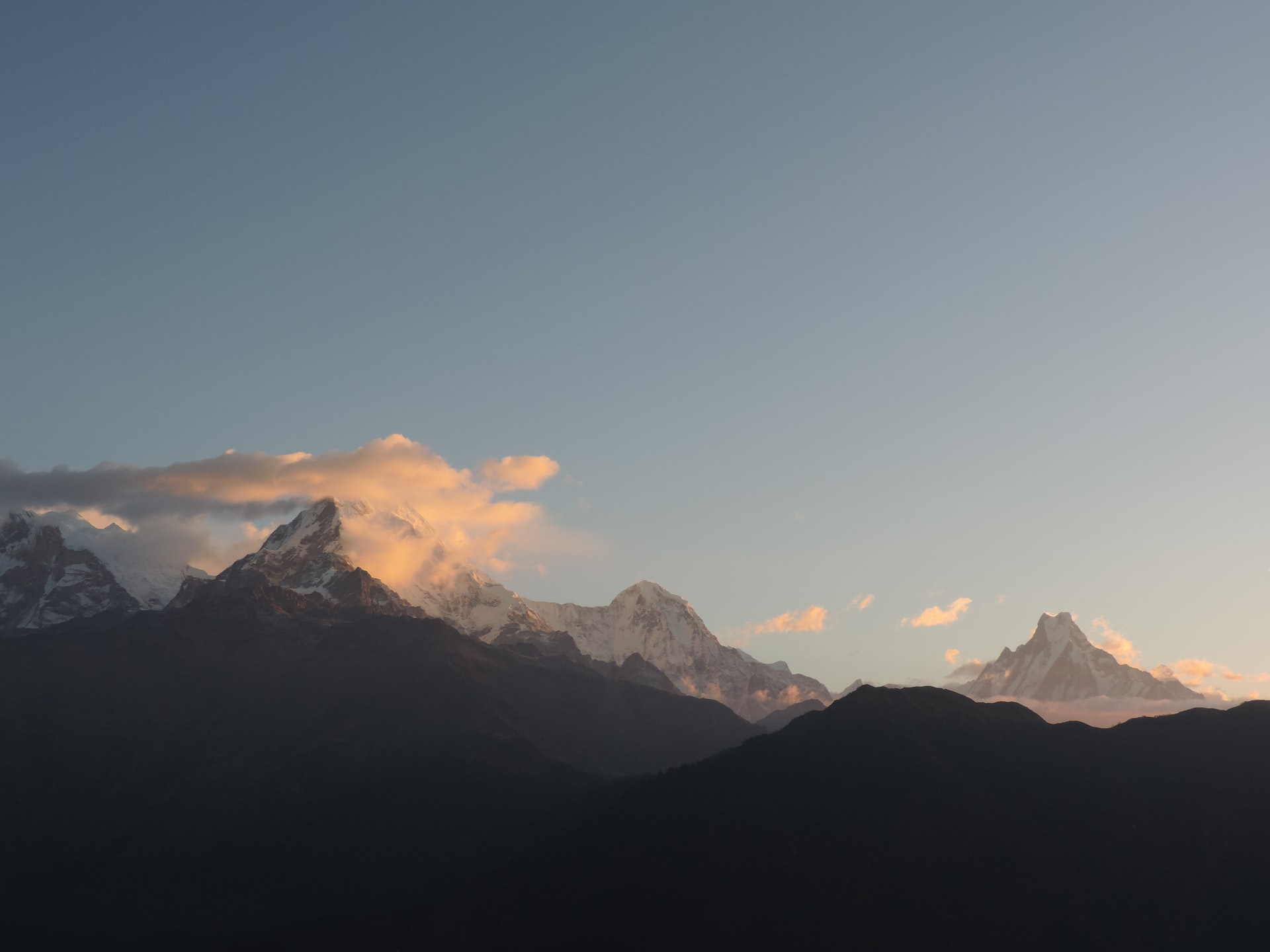 Mountains at Ghorepani Poon Hill Trek