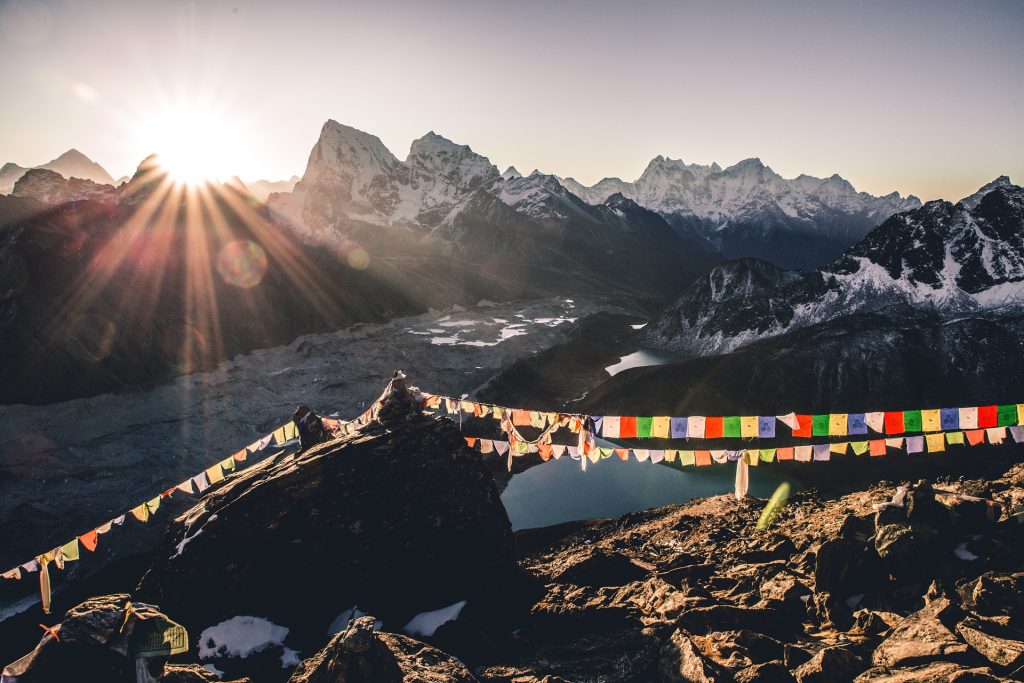 Gokyo Lakes Trek Prayers Flag