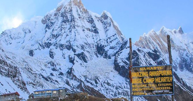 Annapurna Base Camp Trek Map