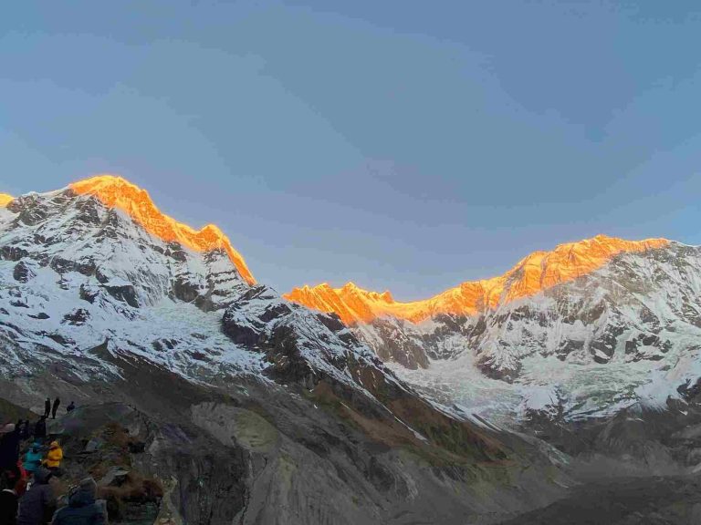 Sun Rise at Annapurna Base Camp