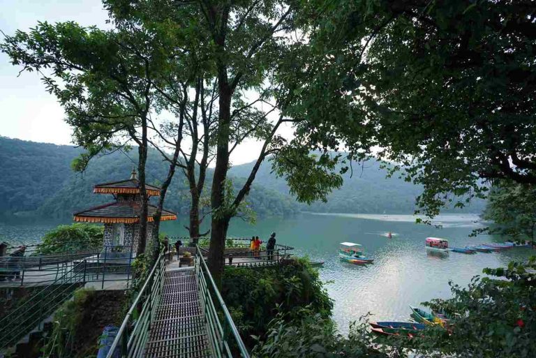 Barahi temple At Fewa Lake