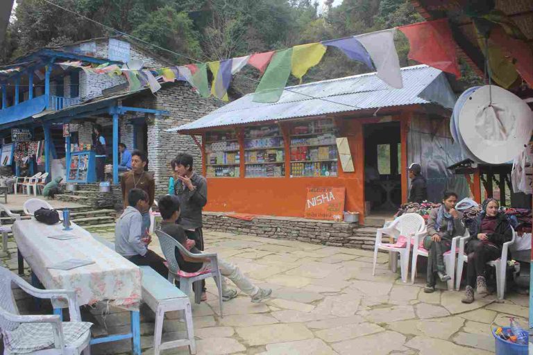 Bhedi Kharka en route to Ghandruk