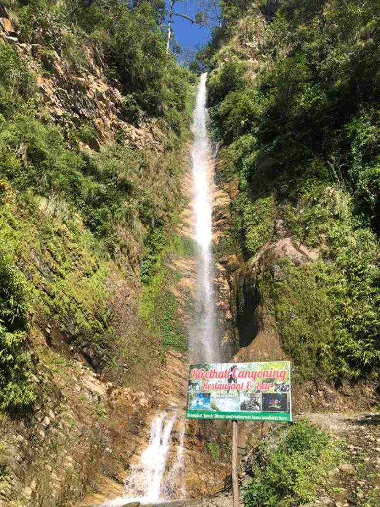 Birethanti waterfall