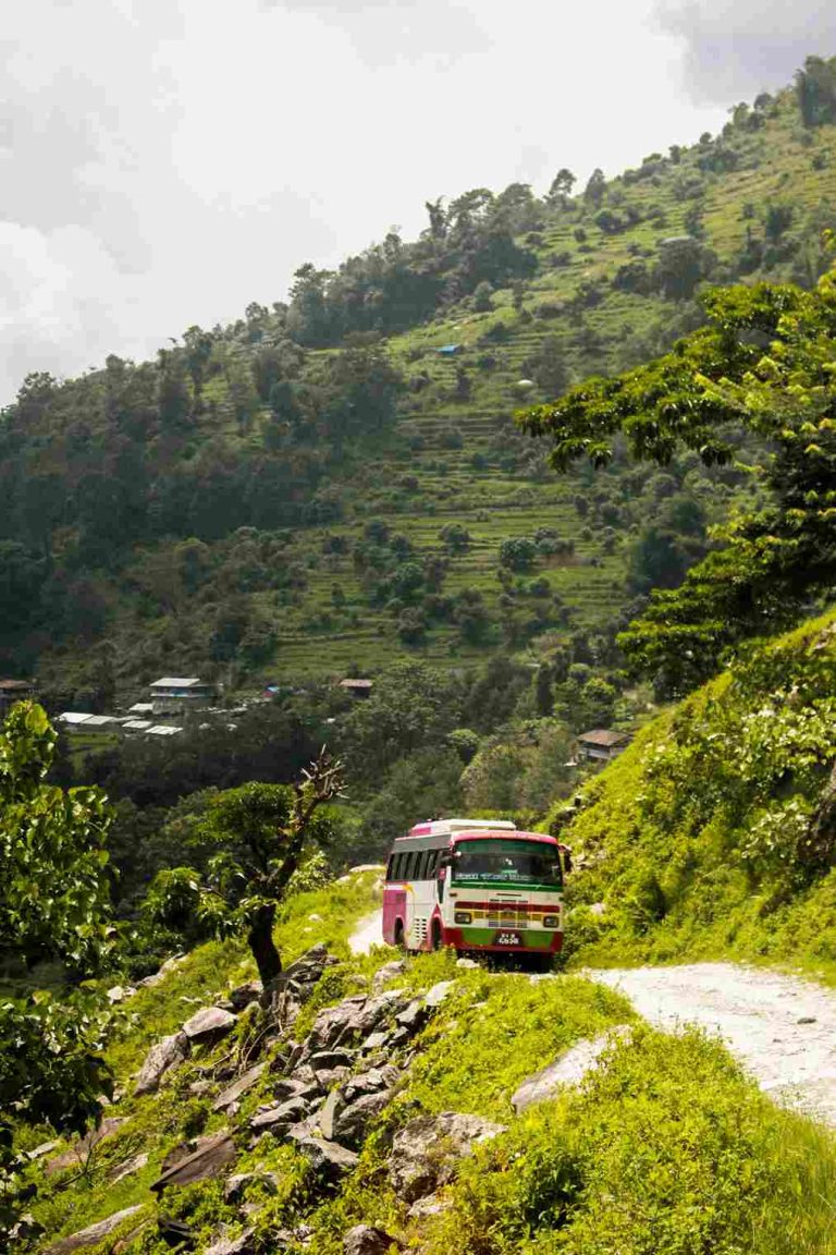 Bus to Pokhara