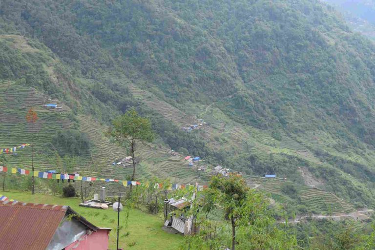Chuile village from Tadapani