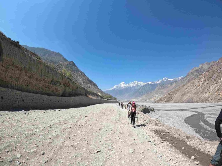 Following Kaligandaki river