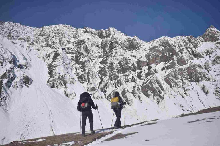 Way to Kang La pass