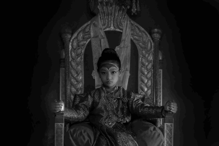 The living Goddess Kumari