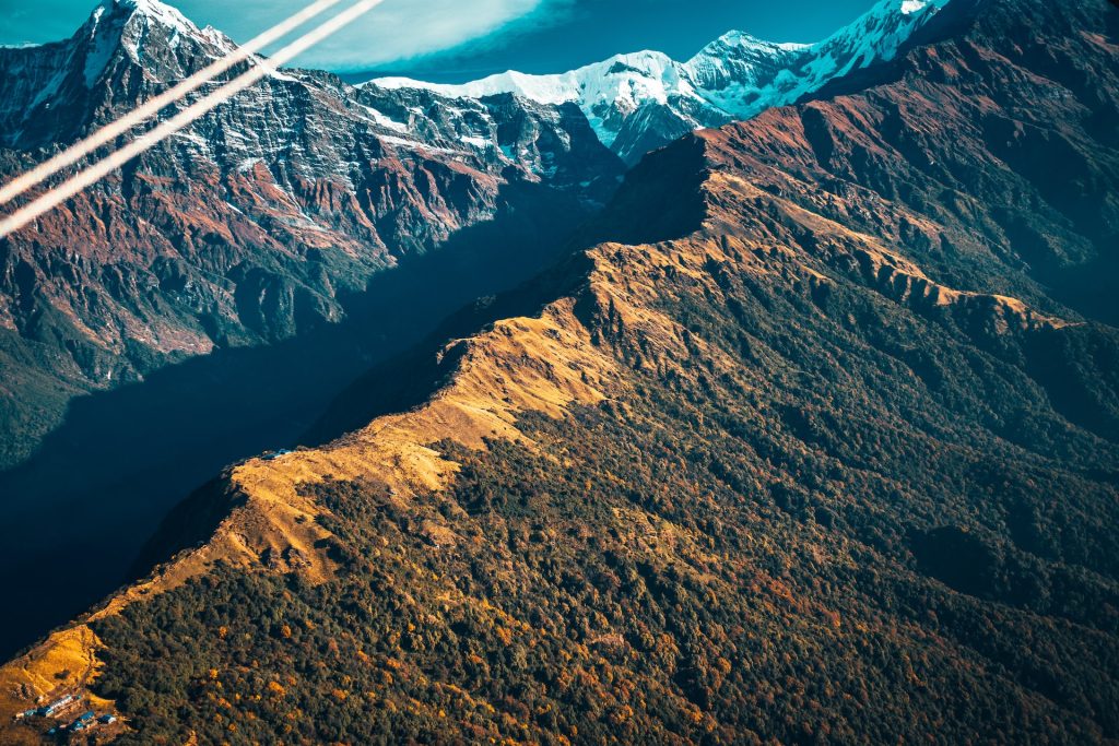 Hiking in Mardi Himal Trek