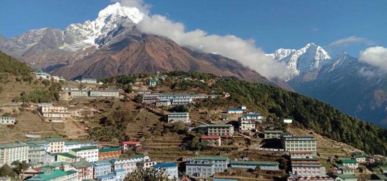 Namche Bazaar In Nepal