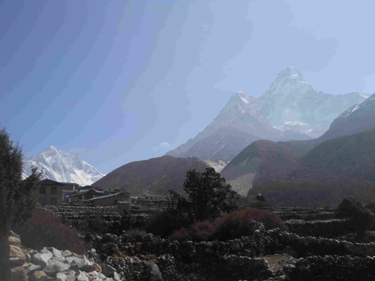 Pangboche Village at 3906m