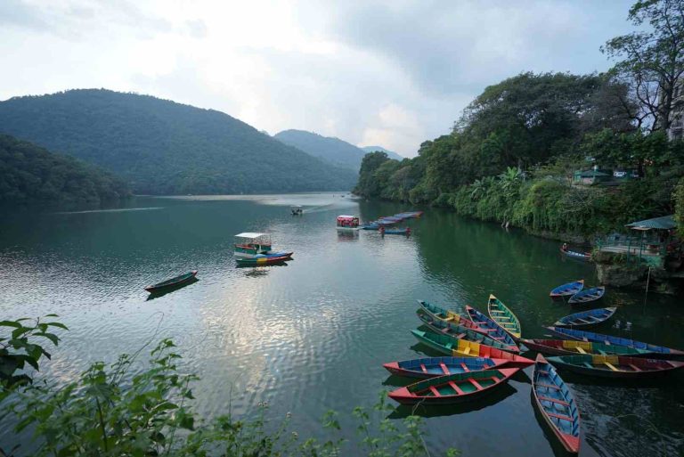 Fewa Lake in Pokhara