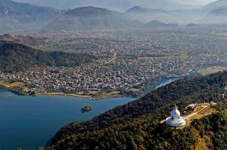 At world peace Pagoda