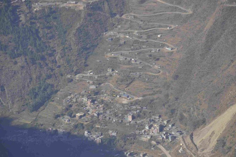 Safru bensi village 1680m.