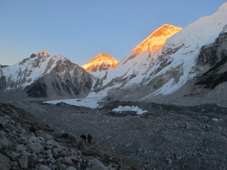 Sun Set from EBC 5364m.