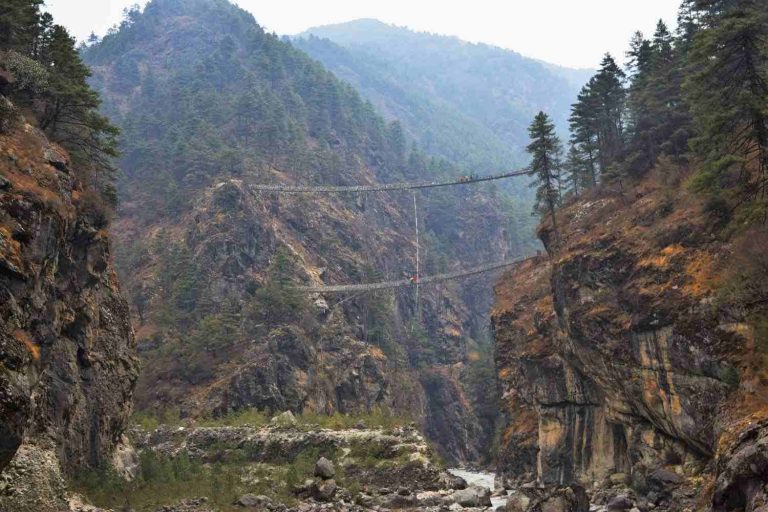 Tenzing hillay suspension bridge