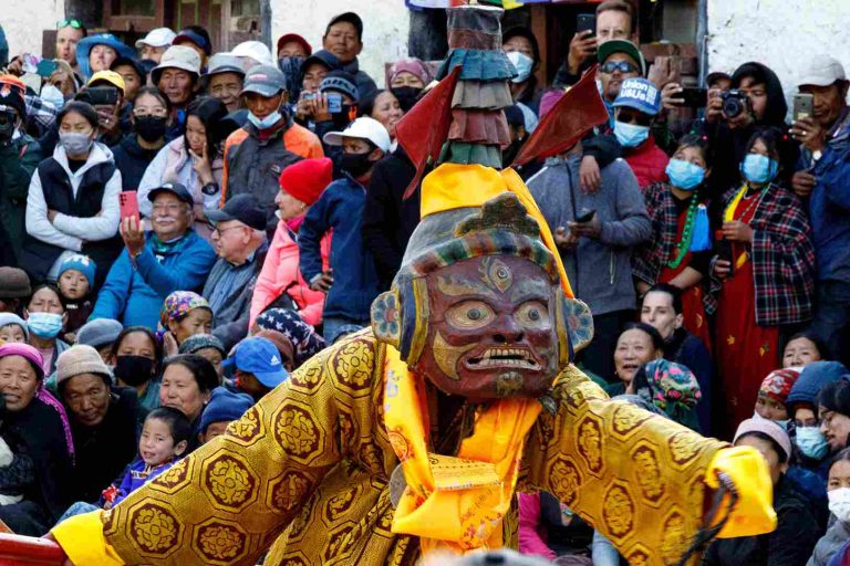 Tiji festival mask dance
