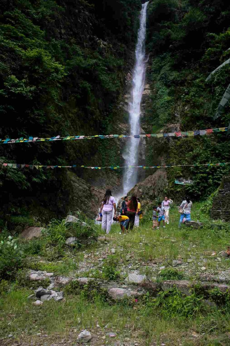 Birethanti waterfall