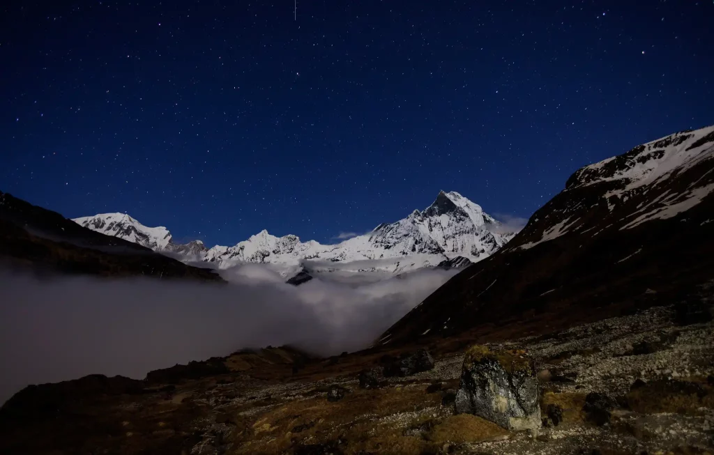 Annapurna Base Camp in Night