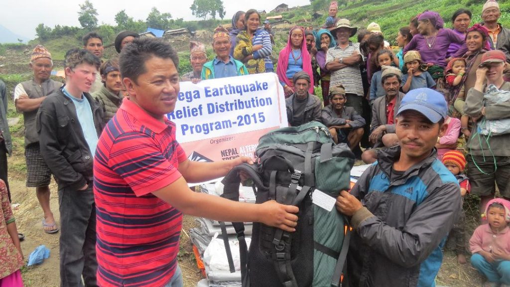 Relief distribution