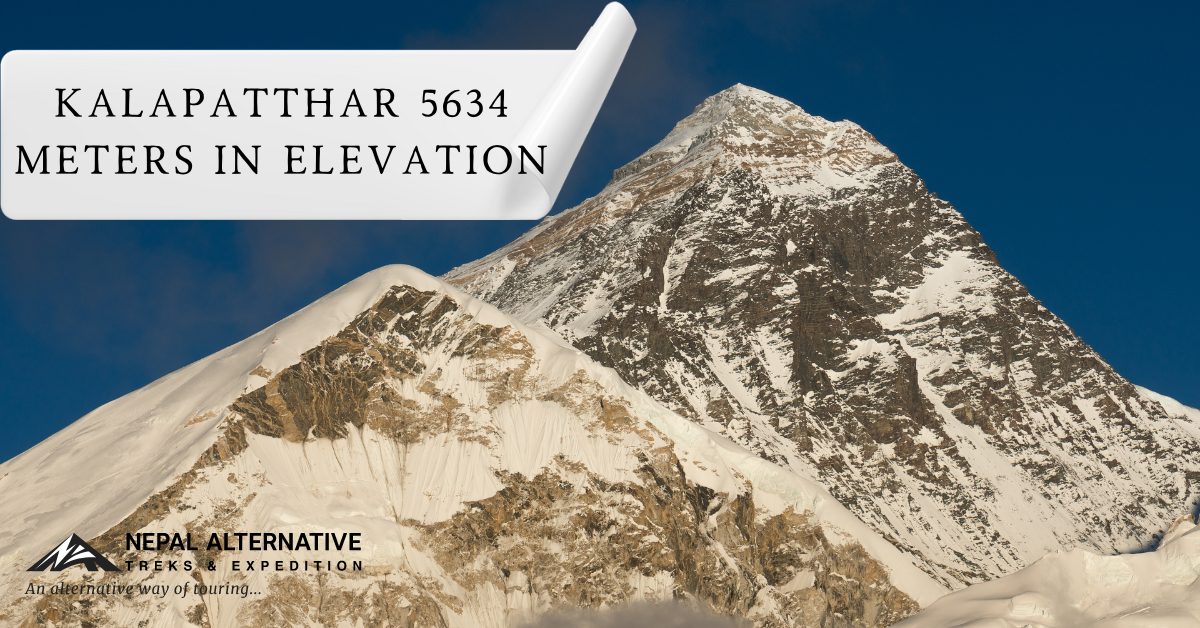Kalapatthar 5634 Meters in Elevation