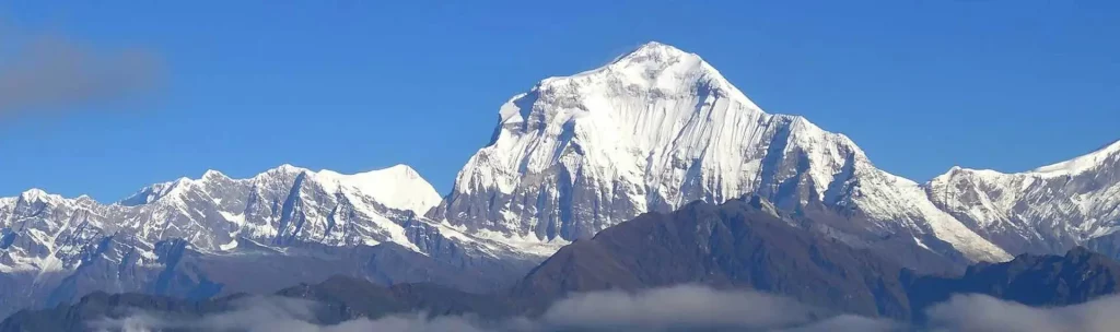 Top 10 Highest Mountains In Nepal, Dhaulagiri I (8,167 meters).