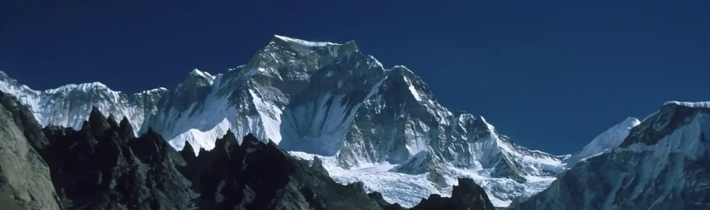 Top 10 Highest Mountains In Nepal,Gyachung Kang (7,952 meters).