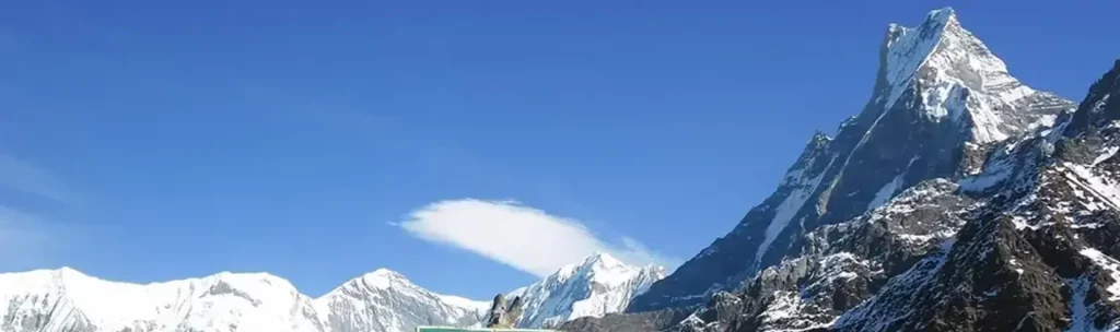 Trekking in Nepal during the Winter season Mardi Himal Trek