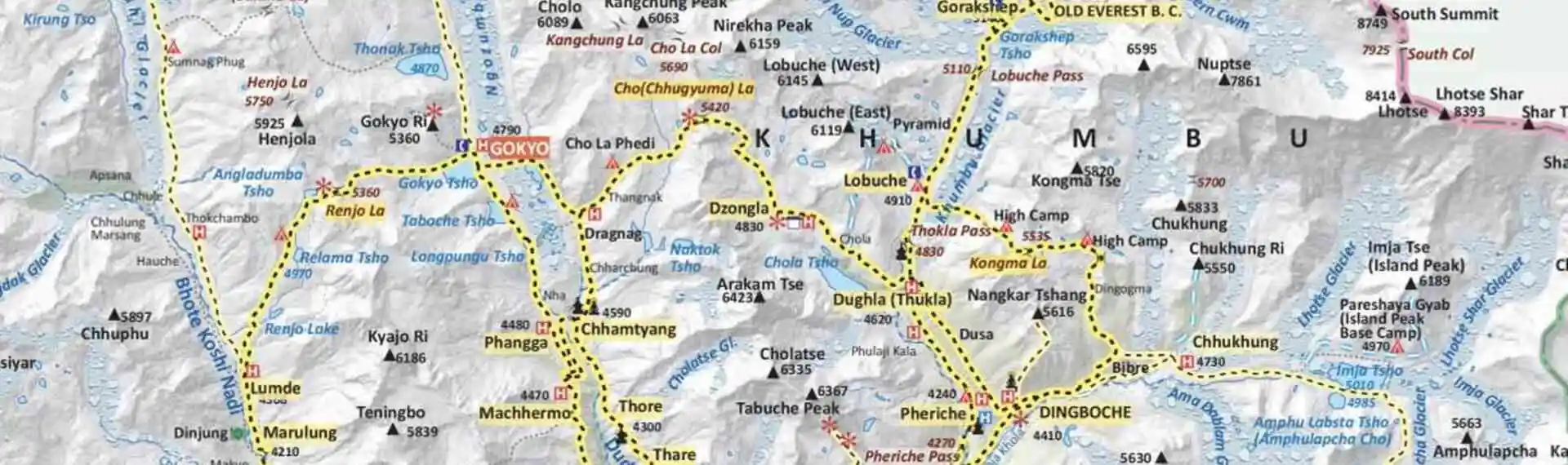 Everest Base Camp Trek Map