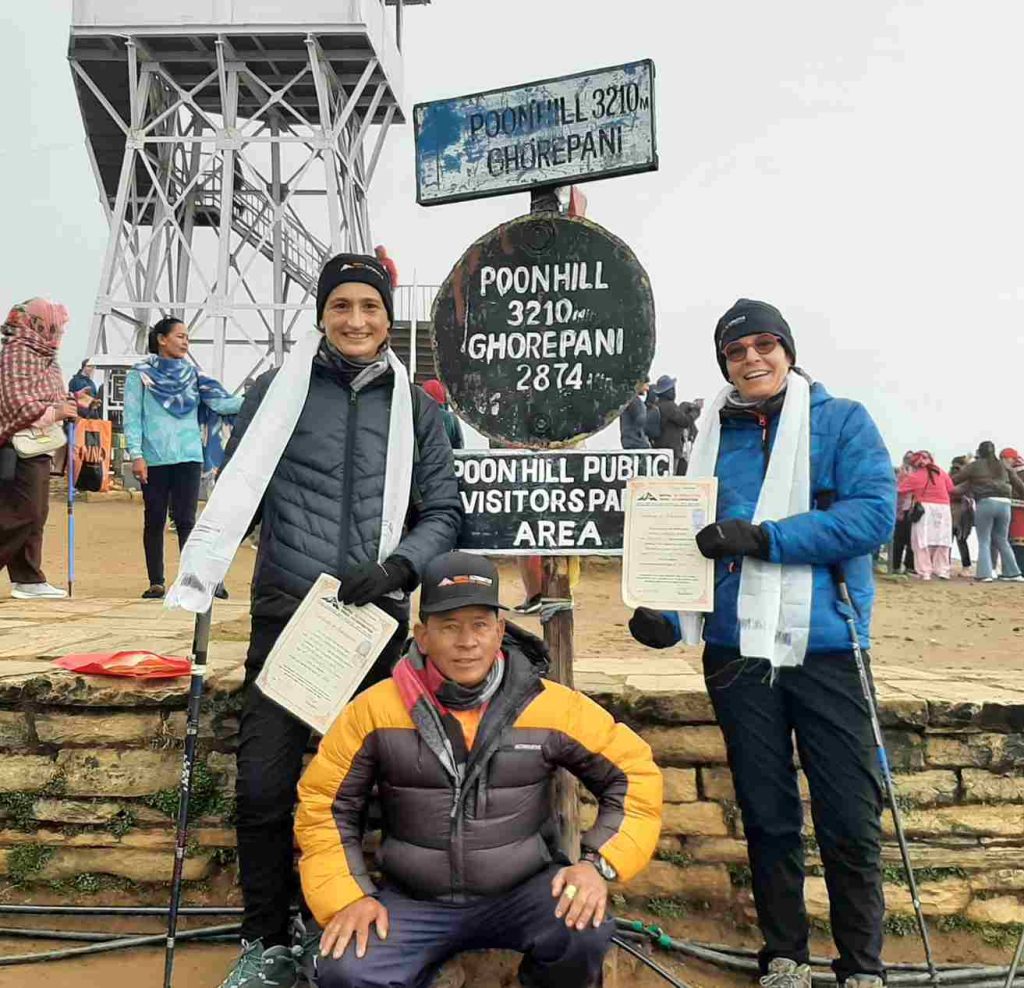 Nadia group at Poon Hill