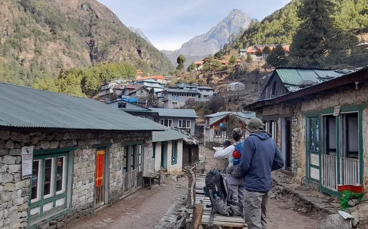sagarmatha national park after entering