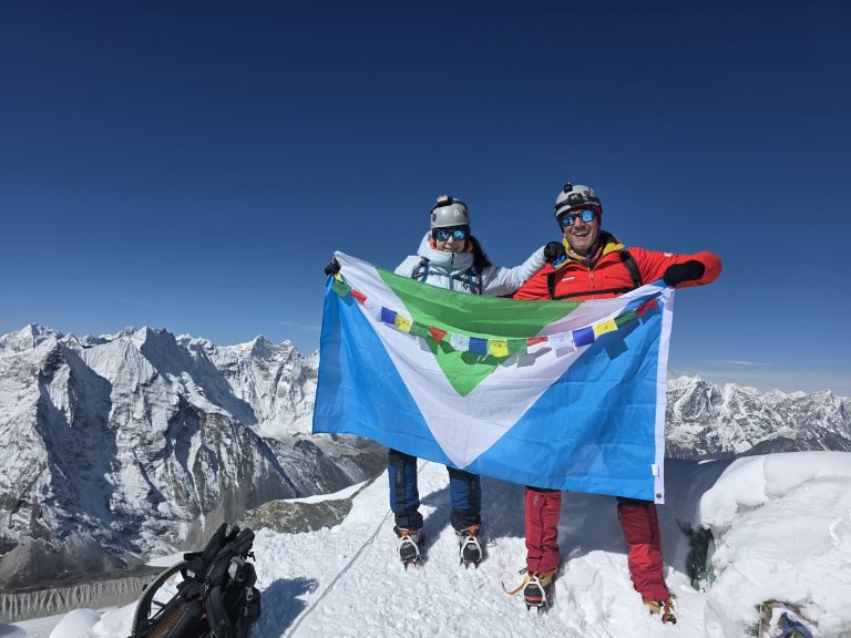 Island peak climbing group