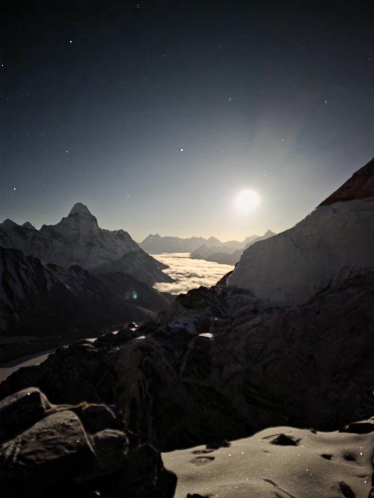 Night view from Island peak climbing pic