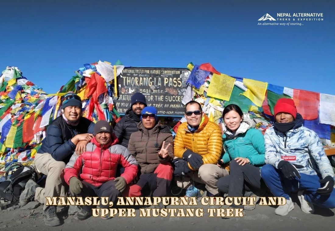Manaslu, Annapurna Circuit and Upper Mustang Trek