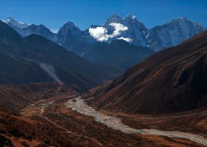 Pheriche To Namche Bazaar Route